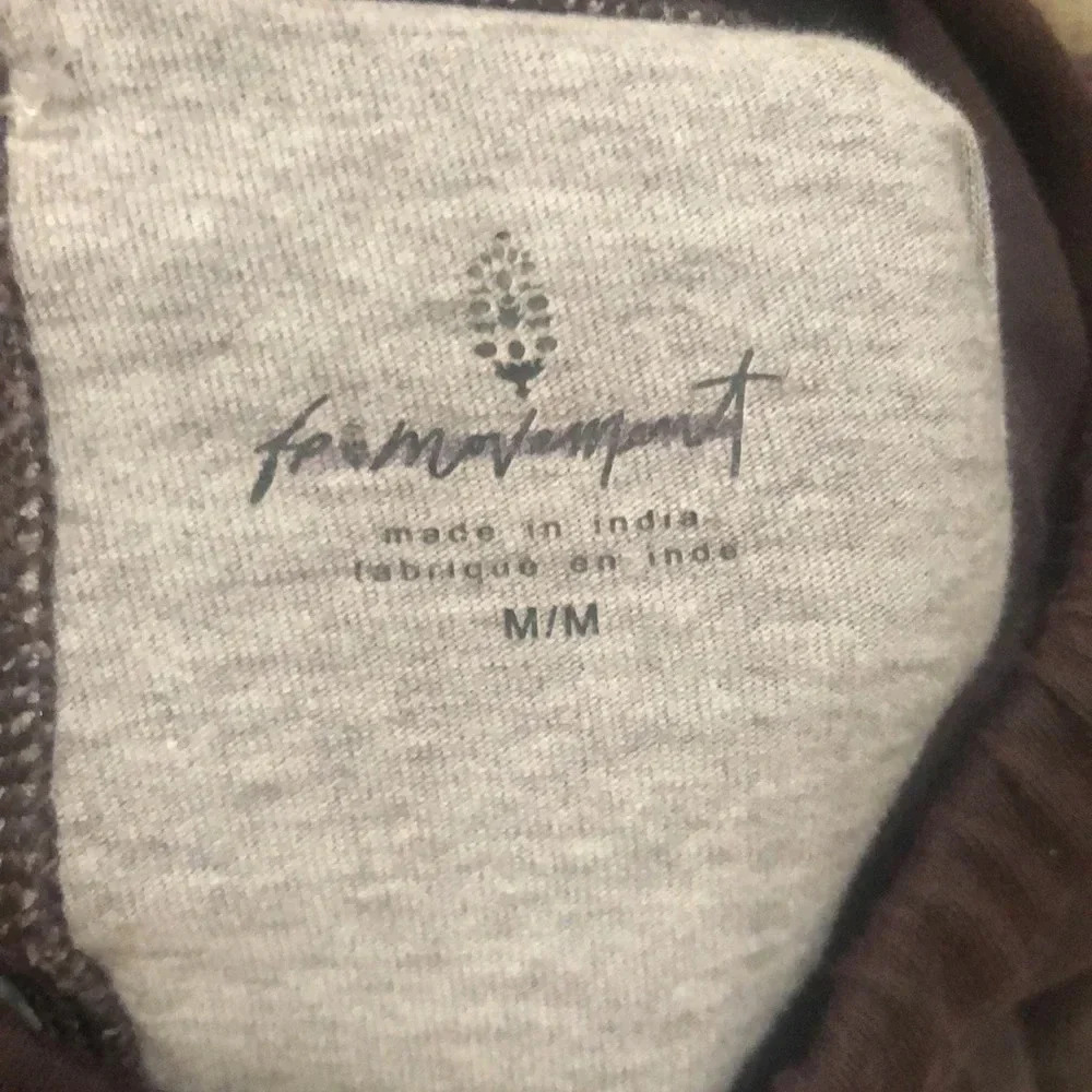 FREE PEOPLE huddle rainbow colors hoodie - Picture 4 of 11
